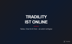 Tradility ist online
