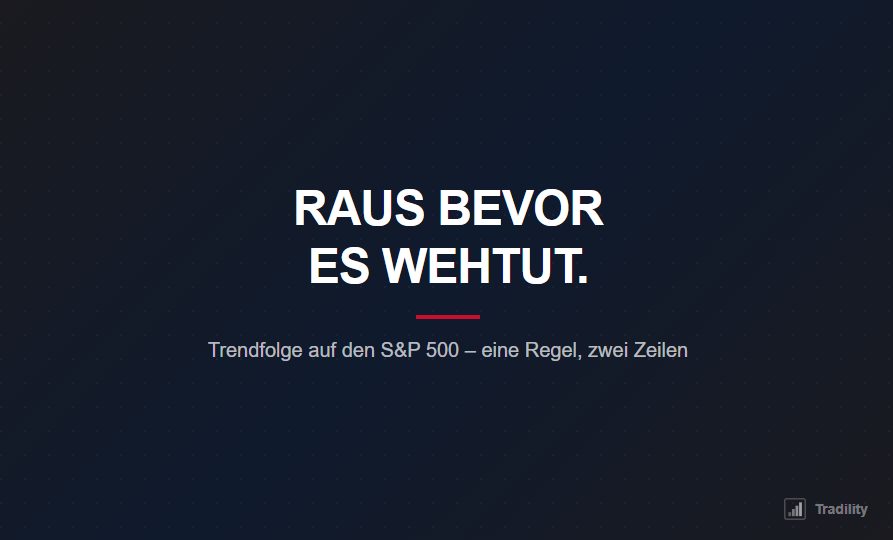 Trendfolge S&P 500